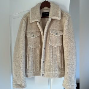 All Saints shearling jacket